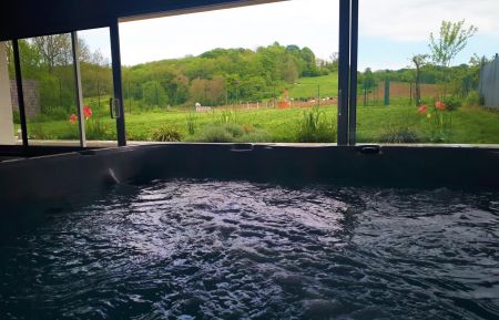 G&icirc;te n&deg;G400003 Nanteuil-la-Fosse - Aisne - jacuzzi avec vue sur le jardin